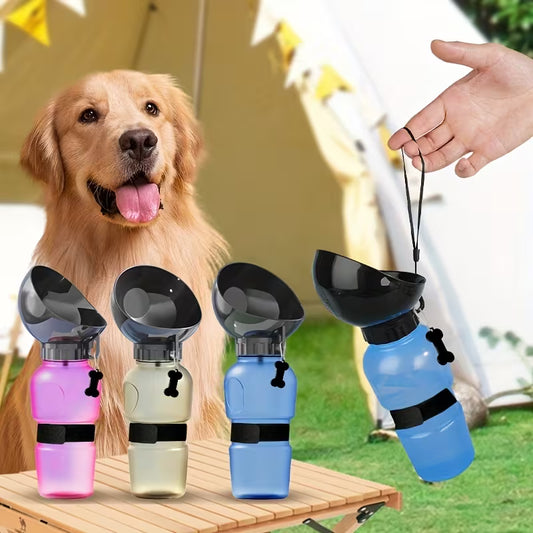 Botella Portátil de Agua y Comida para Perros y Gatos – Ideal para Paseos