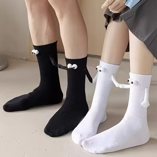 Calcetines Magnéticos para Parejas – 1 Par | Regalo Divertido