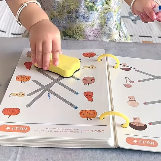 Libros Mágicos Reutilizables para Aprender a Escribir – Números y Letras