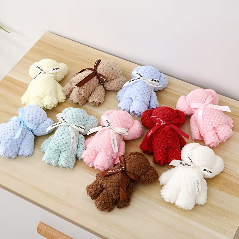 Toalla Decorativa en Forma de Oso – Regalo Individual con Bolsa