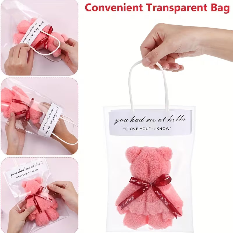 Toalla Decorativa en Forma de Oso – Regalo Individual con Bolsa