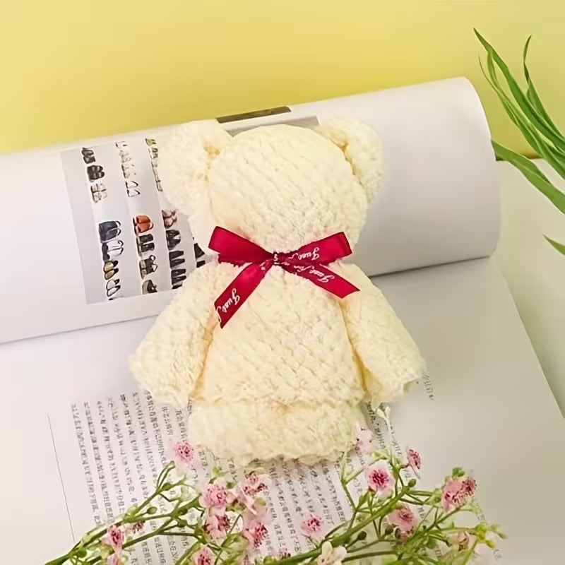 Toalla Decorativa en Forma de Oso – Regalo Individual con Bolsa